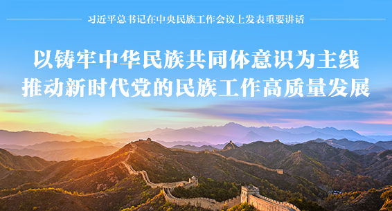 海报｜以铸牢中华民族共同体意识为主线 推动新时代党的民族工作高质量发展
