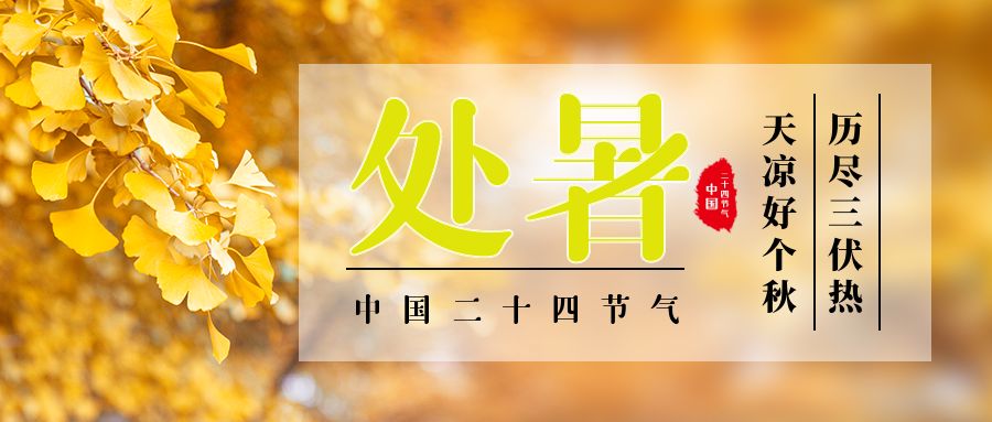 特别策划丨今日，处暑