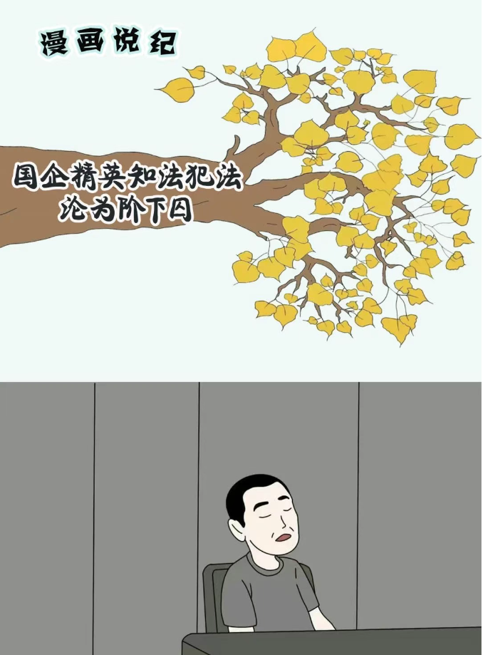 漫画说纪丨国企精英知法犯法 沦为阶下囚